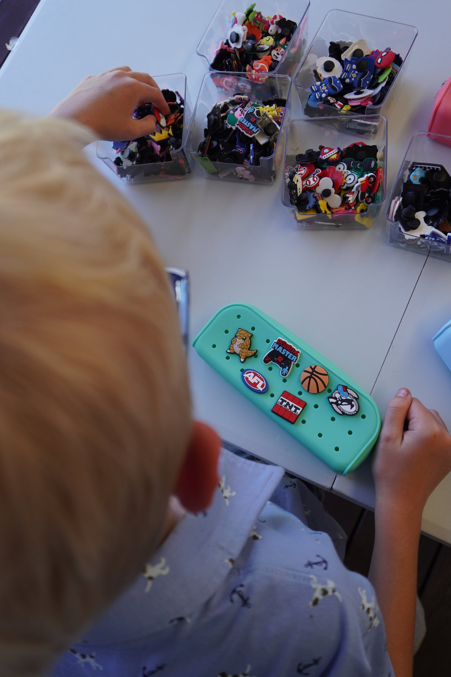 DIY PENCIL CASE & JIBBITZ SET
